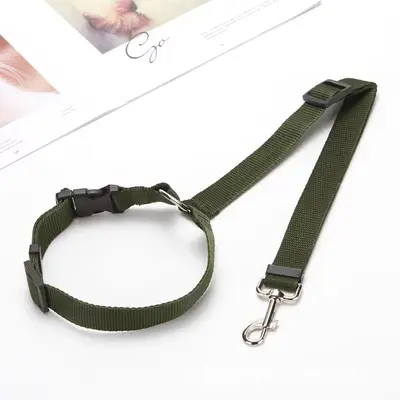 Evcil hayvan malzemeleri araba emniyet tasması halka köpek ipi kedi ipi araba kafalık geri çekilebilir tasma - 12