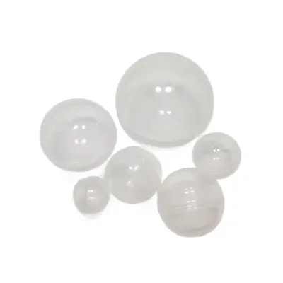 Bunte transparente Gashapon-Kapseln aus Kunststoff, 25–200 mm
