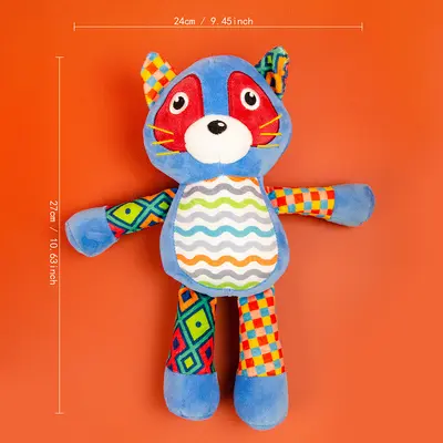 Durable Chew-Resistant Plush Pet Toy Set for Cats and Dogs - 8