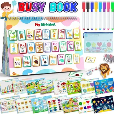Kinder-Activitybuch zum Mitnehmen, langlebig und reißfest - 5