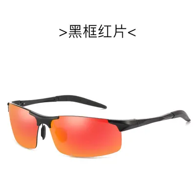 Polarized Sunglasses, Aluminum-Magnesium Frame, Model 8177, Sports Style - 7