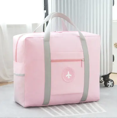 Thickened round label luggage storage bag, can be used as a car bag travel bag, foldable, washable business trip clothing organizer bag - 13