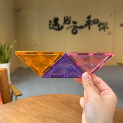 Renkli Pencere Manyetik Parça Yedek Set 7,5 cm, 3-6 Yaş Eğitici Oyuncak - 9
