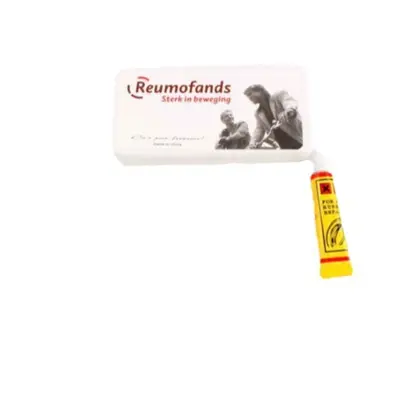 Bicycle Tire Repair Kit with Patches and Tire Levers in Box