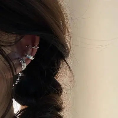 11-Piece Four-Point Star Butterfly Ear Clip Set, Non-Pierced