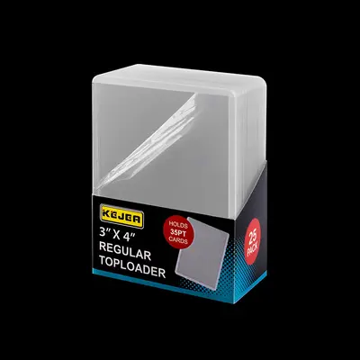35pt Clear PVC Hard Card Sleeve for Collectible Cards - 8