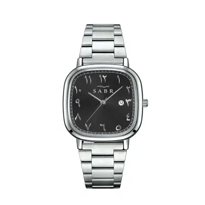 SABR Herrenarmbanduhr Quadrat Kalender wasserdicht Quarzuhr