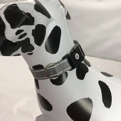 Reflektierendes verstellbares Nylon-Hundehalsband für kleine und mittelgroße Haustiere