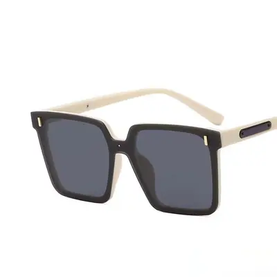 Women's Sunglasses Round Frame Large Korean Style UV-Protection - 5