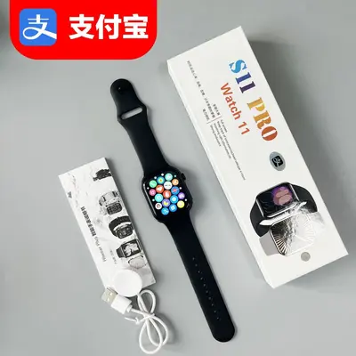 Huaqiangbei S12 Smartwatch mit NFC-Zahlung, Spiele, Blutdruck, Herzfrequenz, Schlafüberwachung, Anrufe, Bluetooth, Herrenuhr S11 Smartwatch - 7