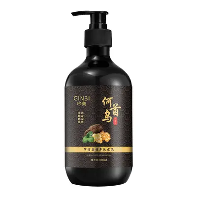 吟美何首乌植萃洗发液草本植物控油养护发密发柔顺洗发液批发代发