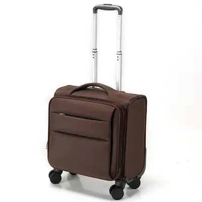 16 Inch Oxford Cloth Carry-On Trolley Case with Combination Lock - 8