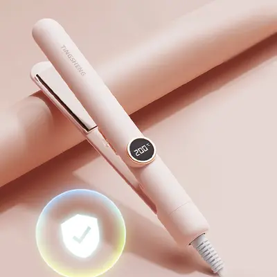 Zhigao 2-in-1 Digital Display Hair Straightener and Curling Iron for Dormitory - 7
