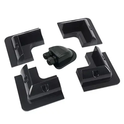 Solar Panel ABS Plastic Bracket Set, 7 Pieces, for RV and Yacht