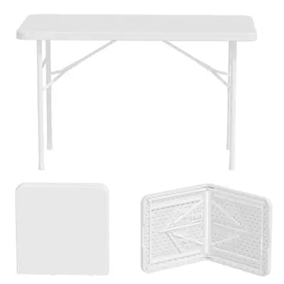 Portable Folding Table, Square Long Table for Outdoor and Street Stalls