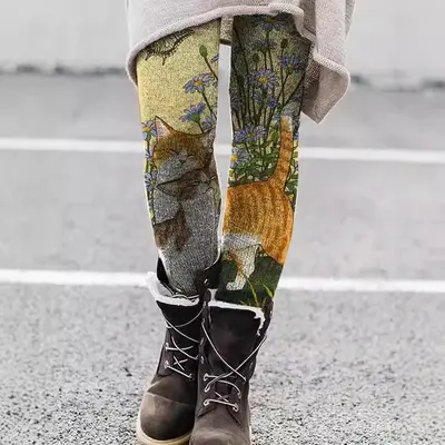Damen-Herbst-Winter-Laufleggings, schlankmachend