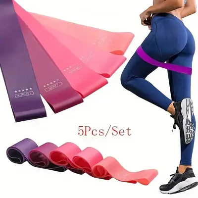 TPE Yoga Resistance Loop Band for Hip Training - 4