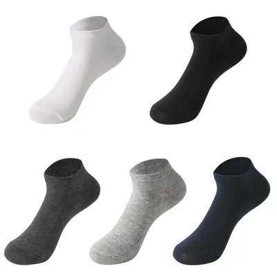 Yalu Men's Combed Cotton Business Socks Deodorant Breathable Sweat-Absorbent - 13