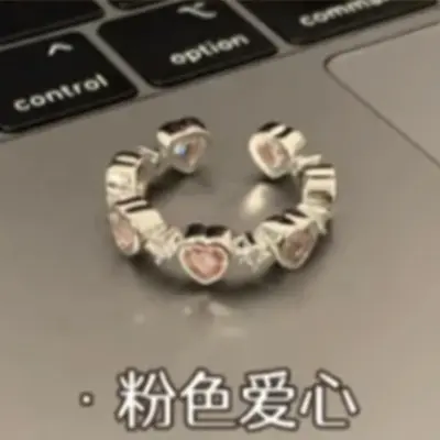 Korean Style Asymmetric Ring, 925 Sterling Silver, Non-Fading