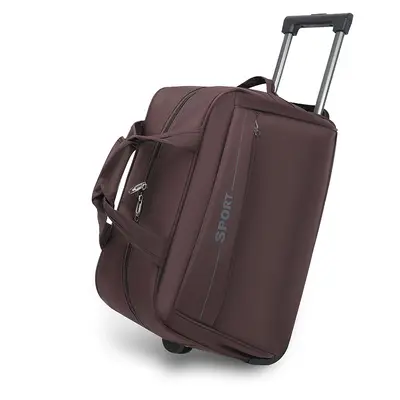 Korean-Style Foldable Trolley Travel Bag, Lightweight, Large Capacity - 4