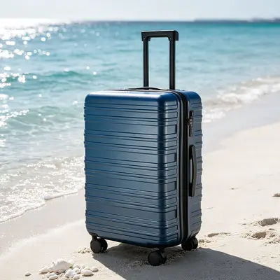 20 Inch Carry-On Suitcase with Combination Lock, Expandable PC Travel Trolley - 3