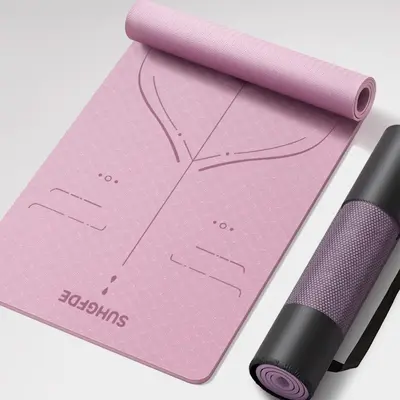 Fitness yoga mat, thick non-slip, unisex - 12