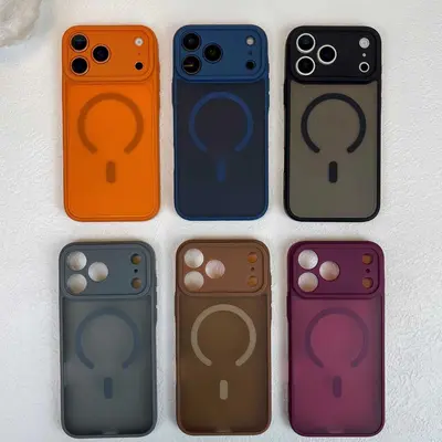 适用iPhone18promax手机壳肤感磨砂磁吸精孔防摔苹果17高级保护套 - 3