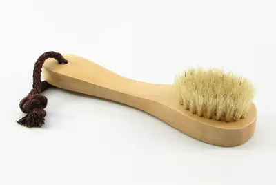 Doğal domuzu kılı yüz temizleme fırçası, yüz temizleme aracı, derin temizleme gözenekleri, küçük yüz fırçası, akne giderme yüz fırçası - 9