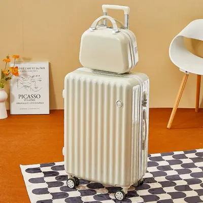 Korean Style Combination Lock Suitcase, 360° Wheels, Large Capacity - 13