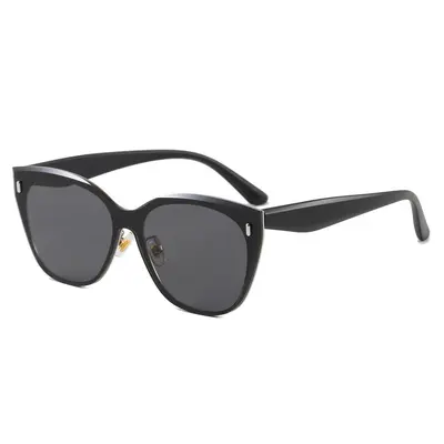 Frameless One-Piece Cat-Eye Sunglasses, Unisex, UV Protection - 5