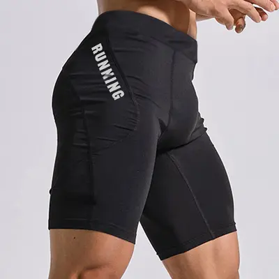 Men's Compression Three-Quarter Leggings, High Elasticity, Quick-Dry, Basketball - 7