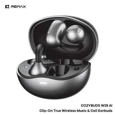 REMAX Açık Tip Kulak Klipsi Bluetooth Kulaklık AI Akıllı Çeviri OWS Kulak İçine Girmeden Gerçek Kablosuz Kulaklık W29AI - 7