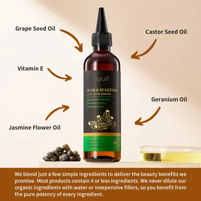 Трансграничное хитовое масло для ухода за кожей головы hair & scalp oil касторовое масло уход за волосами стимулятор роста волос эфирное масло для массажа оптом