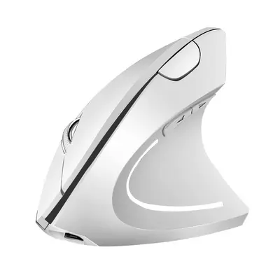 Kablosuz 2.4G dikey beşinci nesil sağ el pil şarjlı kablolu mouse Amazon yaratıcı üretici toptan satış - 10