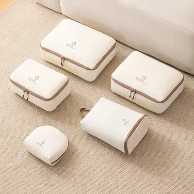 Travel storage bags nylon 5-piece set packing cubes