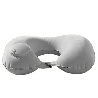 Inflatable U-Shaped Travel Pillow Portable Neck Support - 6