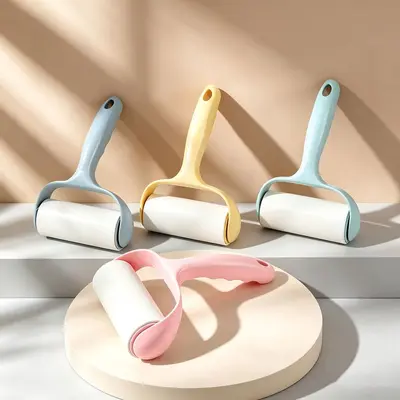 Haustier-Fusselrolle abziehbar Fusselentferner Rolle Haftwalze Haushalt Haarentferner Kratzer Mantel Kleidung Klebe-Fusselrolle - 3