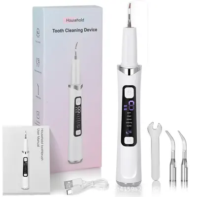 Ultrasonic dental scaler, portable, household