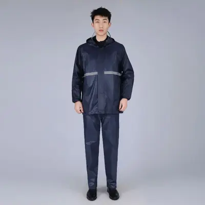 雨衣雨裤分体套装成人全身防暴雨分体单人电动车骑行男女反光干活 - 9
