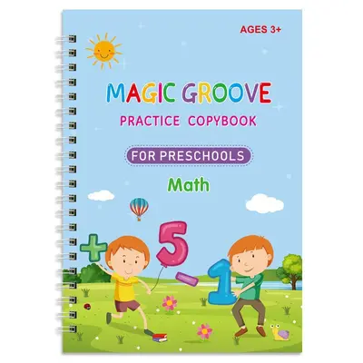Children's English Grooved Handwriting Practice Copybook, Magic Practice Book - 9