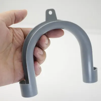 Wandhalter für Waschmaschinen-Abflussschlauch mit U-Halterung