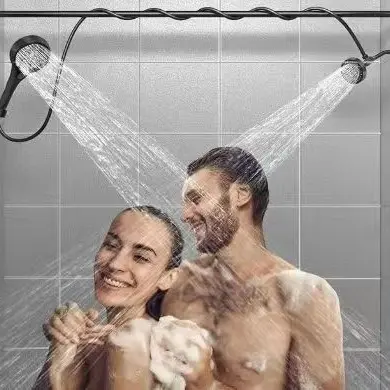 Çift Basınçlı Duş Başlığı 9 Fonksiyonlu El Duşu Seti - 10