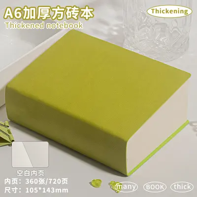 A6 Extra Thick Blank Sketchbook, Small Square Format - 9