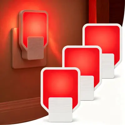 670nm Red Light LED Sleep Night Light, Motion Sensor, Dimmable, Plug-in - 9