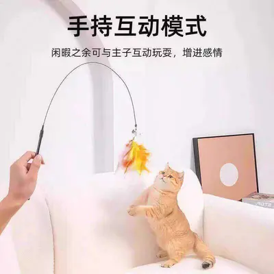 猫玩具逗猫棒自嗨解闷好物带吸盘长杆宠物小猫咪玩的幼猫用品大全 - 4