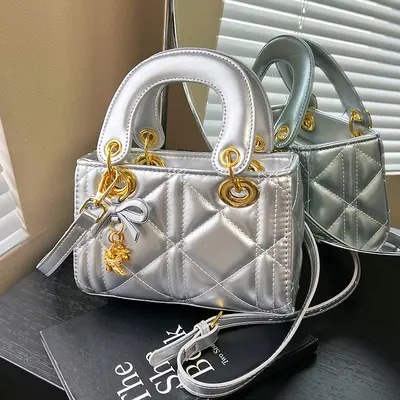 Schlichte Damen-Umhängetasche, Diana-Tasche - 9