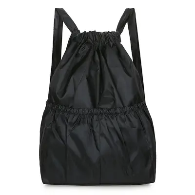 Women's Drawstring Backpack, Large Capacity Printed Travel Bag - 7