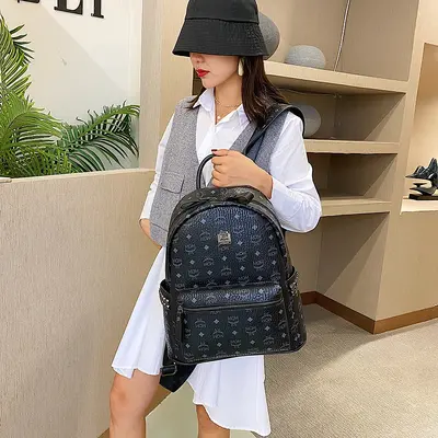 Soft Leather Backpack, Large Capacity, 2023 Model, Unisex - 3