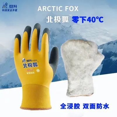 Dengsheng Arctic Fox 309 Winter Fleece-Lined Gloves, Waterproof