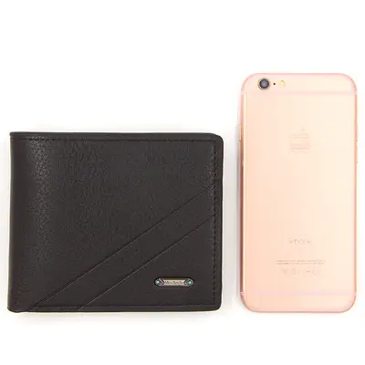 MenBense Men's Short Wallet with Multiple Card Slots, Large Capacity - 4